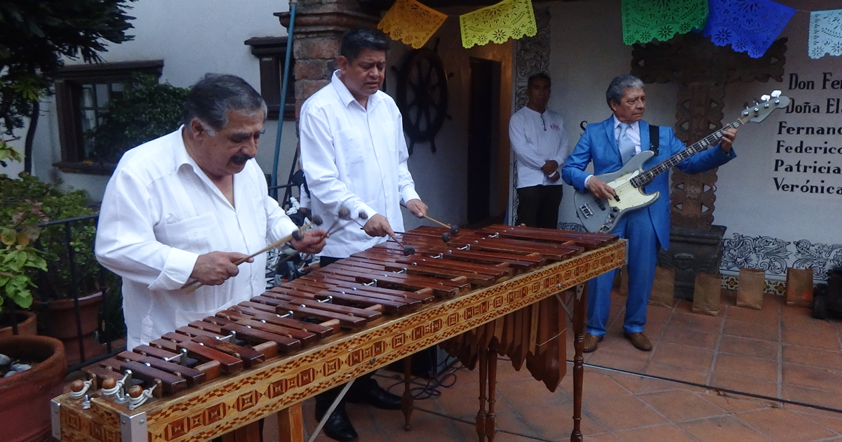 Marimbas en Alcaldía Tláhuac